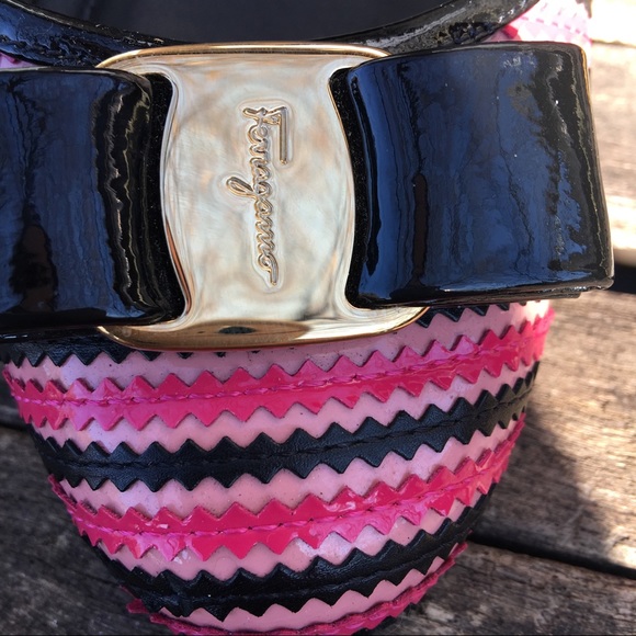 SOLD Varina Zigzag Ballerina Flats - Picture 2 of 9